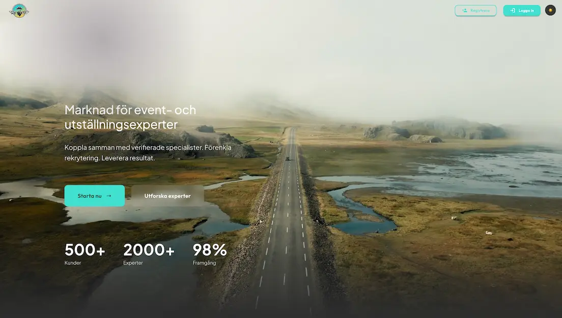 Crewmate.se homepage